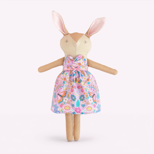 Lavender Bunny - Handmade Little Rabbit Doll