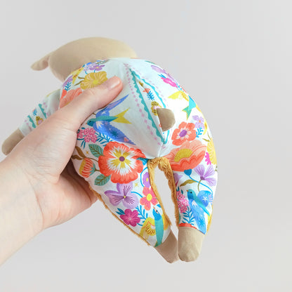 Handmade Comfort Doll - Oat Bunny Comforter
