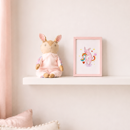 Handmade Comfort Doll - Lavender Bunny Comforter
