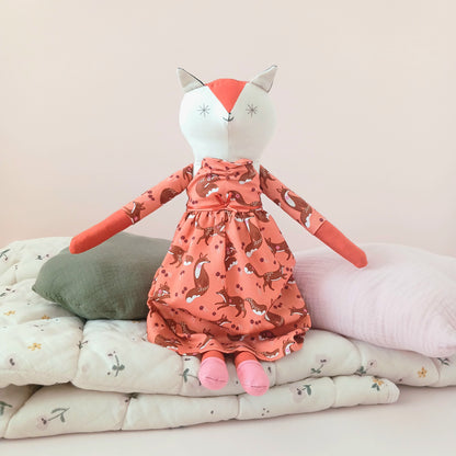 Handcrafted Fox Doll | Fox Print