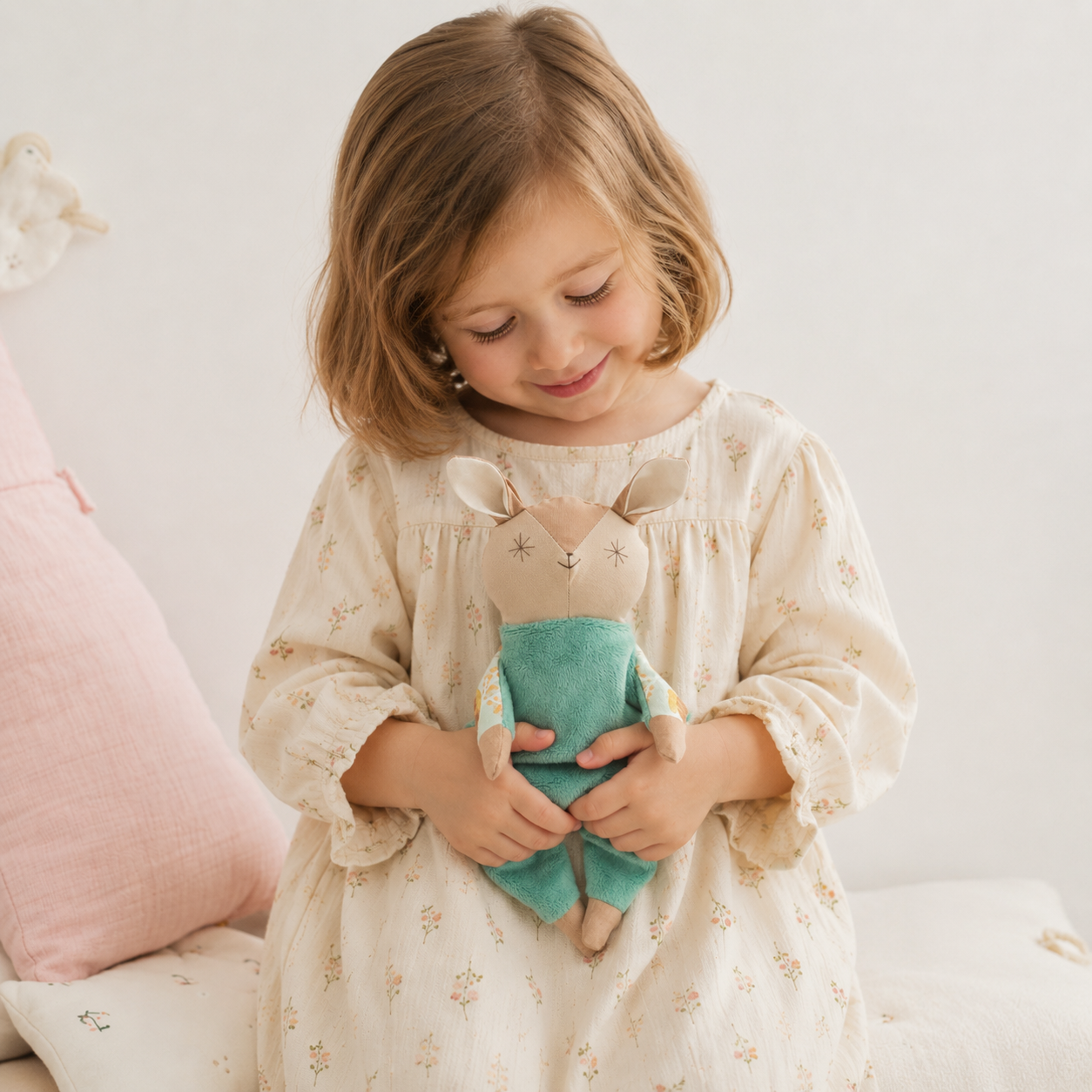 Handmade Comfort Doll - Cedar Bunny Comforter