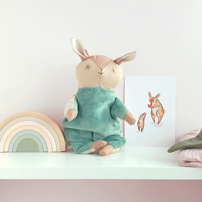 Handmade Comfort Doll - Cedar Bunny Comforter