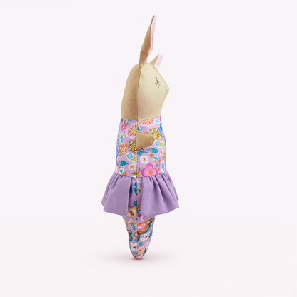 Ballerina Rattle | Lavender Bunny