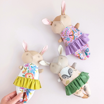 Ballerina Rattle | Lavender Bunny